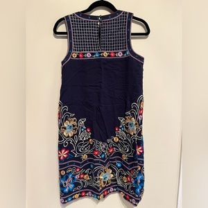 Anthropologie embroidered dress